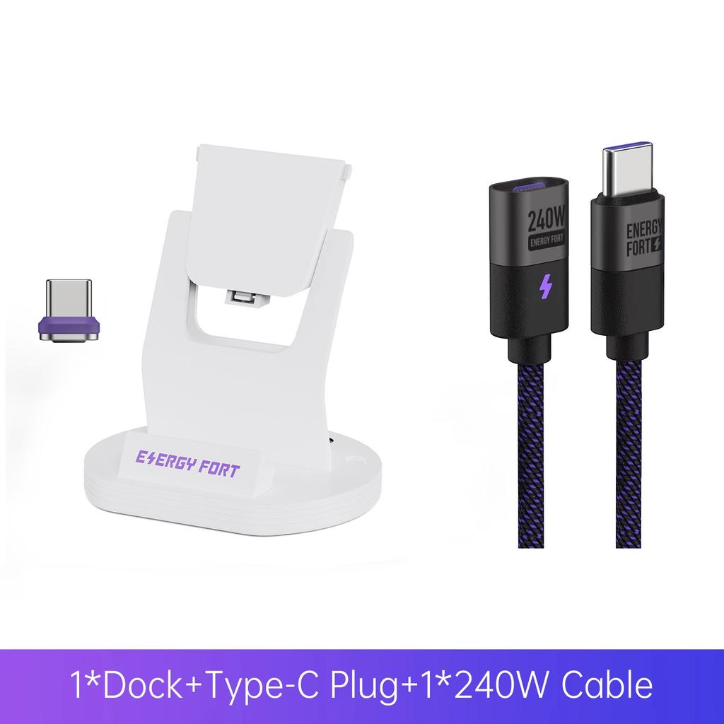 Магнитная док-станция для зарядки 240 Вт PD3.1 для Xiaomi Redmi Samsung Сверхбыстрая беспроводная зарядка Подставка-держатель