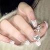 Блестящие розовые кольца для пар с открытым сердцем, винтажные регулируемые кольца на палец для женщин, ювелирный подарок для влюбленных