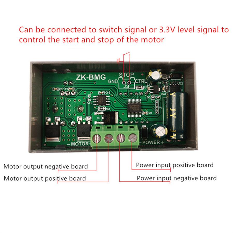 20A Digital LED Display PWM Motor Speed Regulator Power Controller DC12V 24V 60V 500W