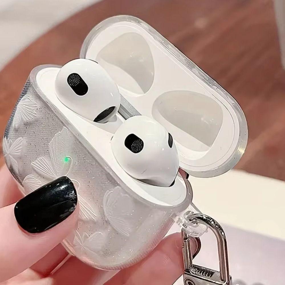 Защитный чехол-подвеска в виде бабочки для наушников AirPods 4/3/2/1/Pro/Pro2 Женский Мужской