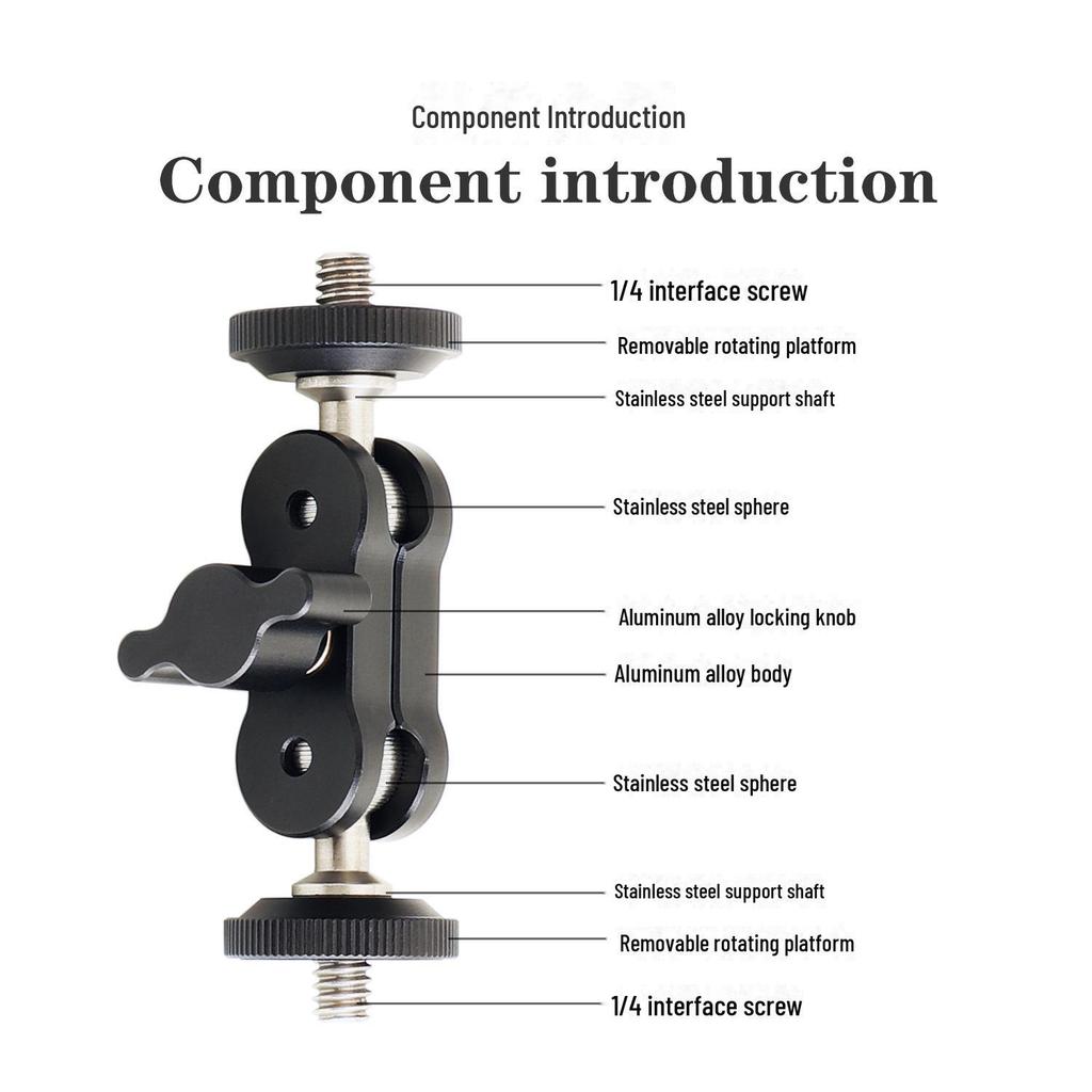 Универсальный кронштейн Magic Arm с двойной шаровой головкой для камеры и монитора - Аксессуар для фотосъемки