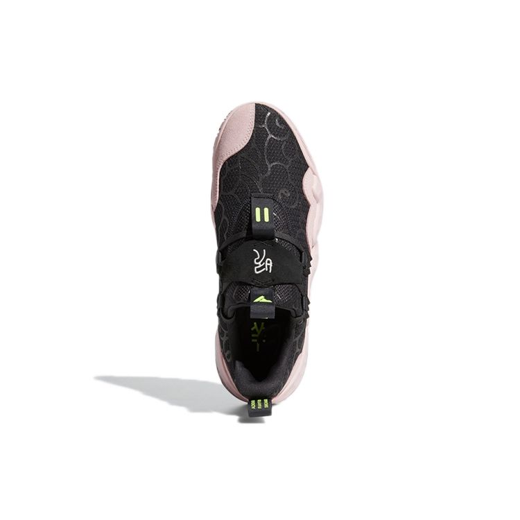 adidas Трэй Янг 1.0 Тканевые Ретро Баскетбольные Кроссовки Мужские Кроссовки Черные Розовые GY3416