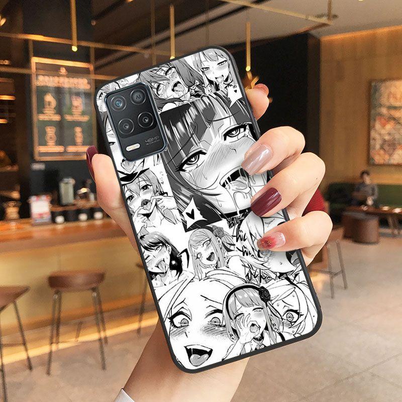 Чехол с милыми лицами аниме для девочек из мультфильма Японии для oppo Realme 8Pro 6PRO 6i 7pro 9i 9pro C11 C21Y C21 C25Y C25S C3 Q3S XT, чехол
