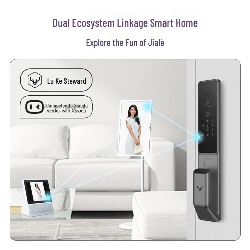 Lockin S5 Max Smart Door Lock with 3D Face Recognition