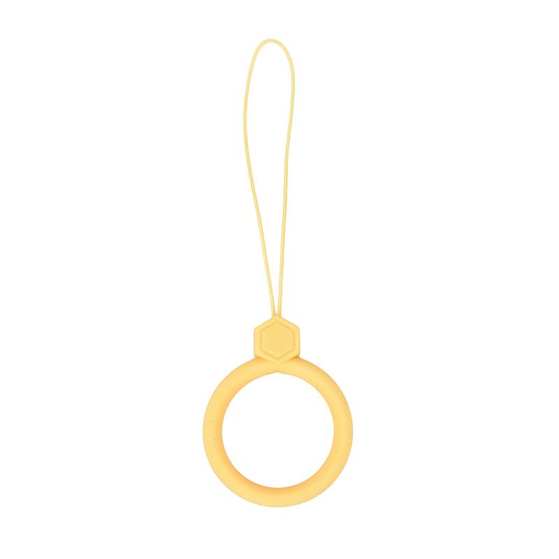 Finger Ring Anti-Lost Universal Phone Short Lanyard Silicone Pendant Ring Strap
