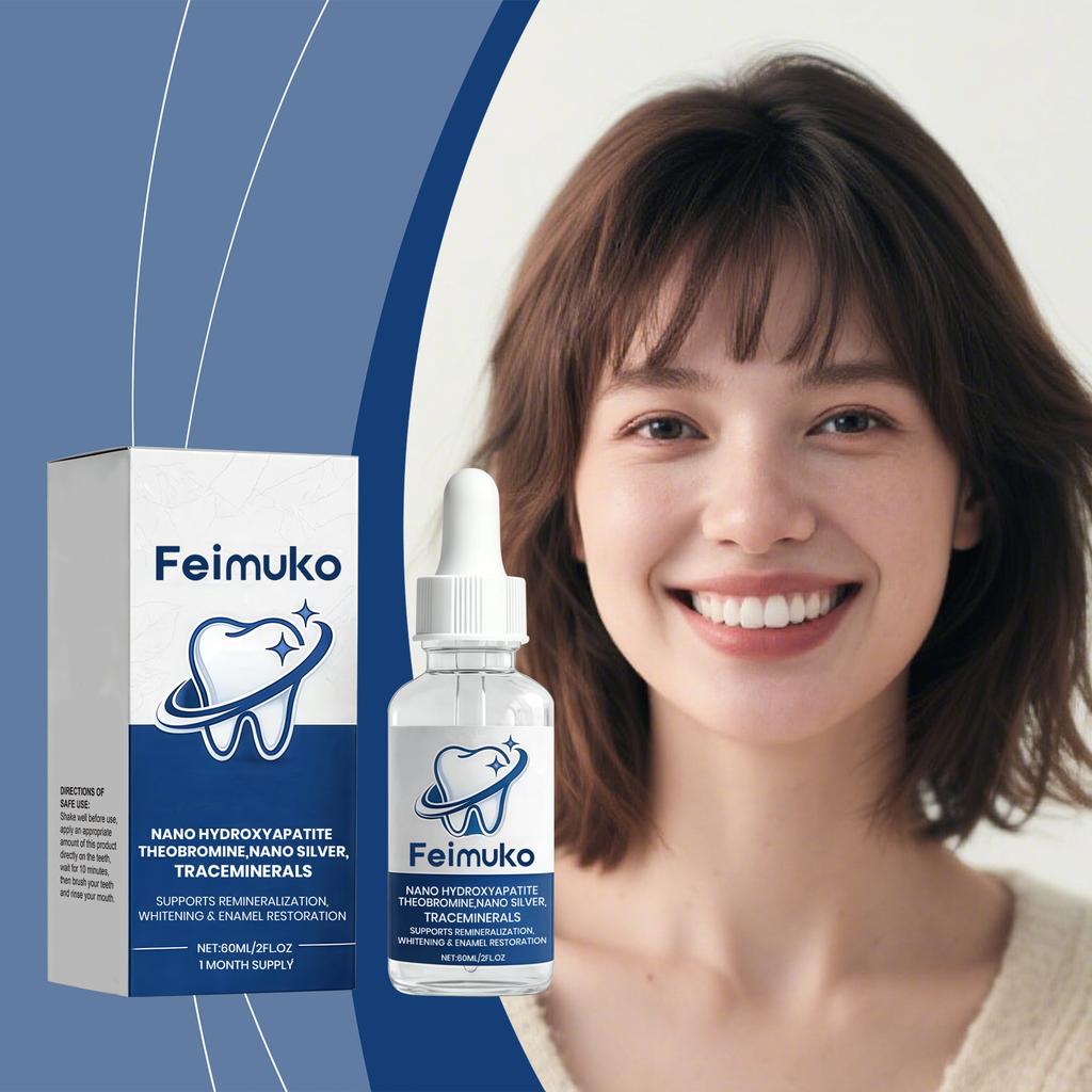 Feimuko Teeth Care Essence Mild Clean Tooth Surface Fresh Breath Daily Oral Care Liquid 60ml