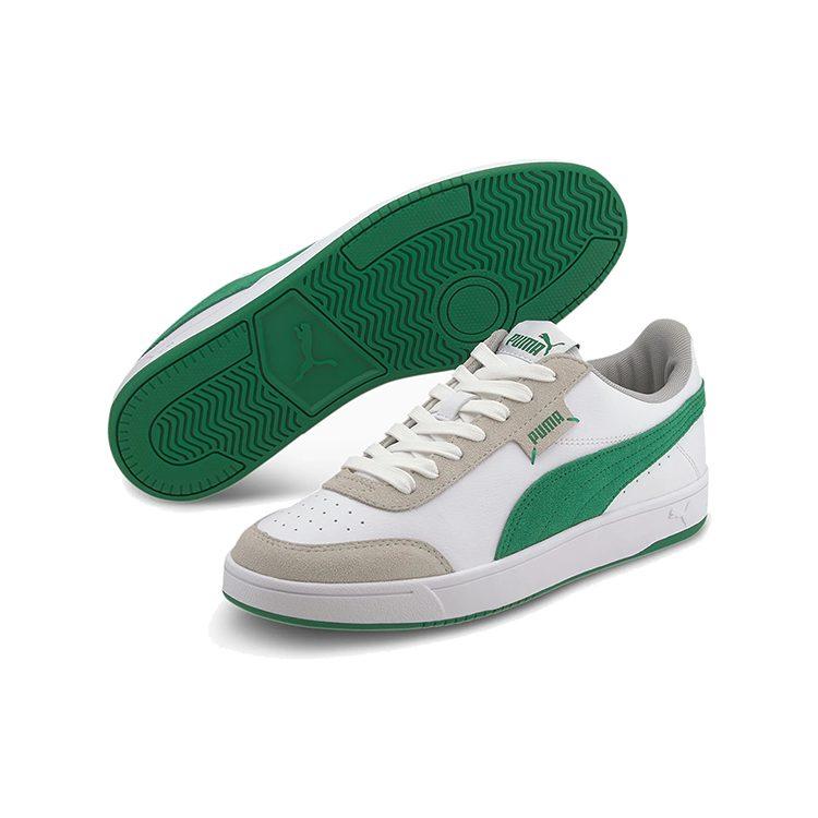 Puma Court Legend Lo 'Белый Зеленый Коричневый' 371931-06