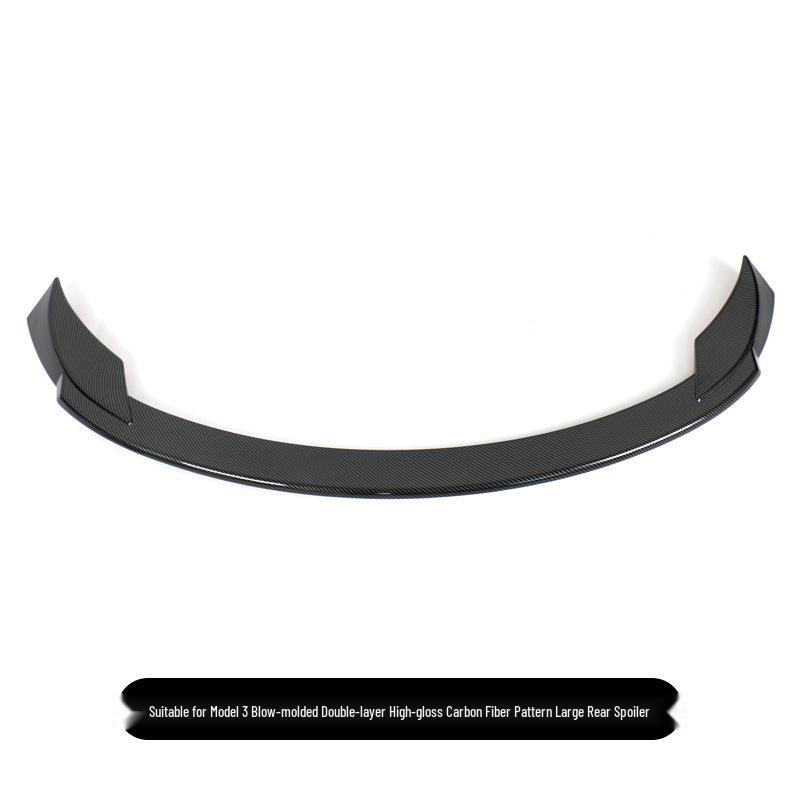 Tesla Model 3 Double-Layer Large Rear Spoiler Modification Accessory