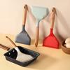 Wide Mouth Tamagoyaki  Spatula Wooden Handle Pizza Shovel Cooking Utensils Non-stick Spatula  Steak
