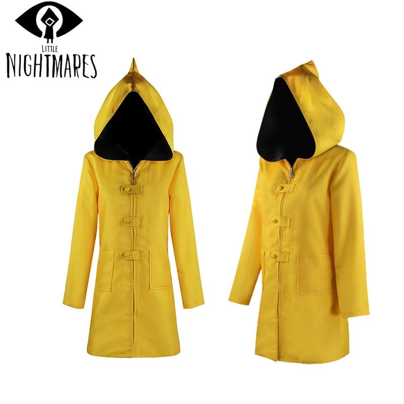 Little Nightmares 2 Шесть Косплей Плащ-дождевик с капюшоном Для детей и взрослых Идеально подходит для Хэллоуина