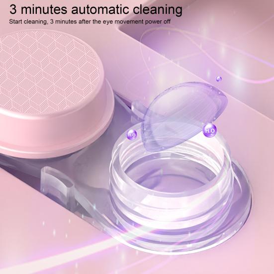 Трехкратное зеркало для макияжа с средством для очистки контактных линз, 2-кратное/3-кратное увеличительное перезаряжаемое 3-цветное светодиодное регулируемое косметическое зеркало, портативное дорожное женское зеркало с подсветкой