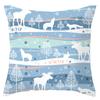 Christmas Snow Scene Series Pillowcases Home Sofa Pillowcase Car Cushion Covers Home Use