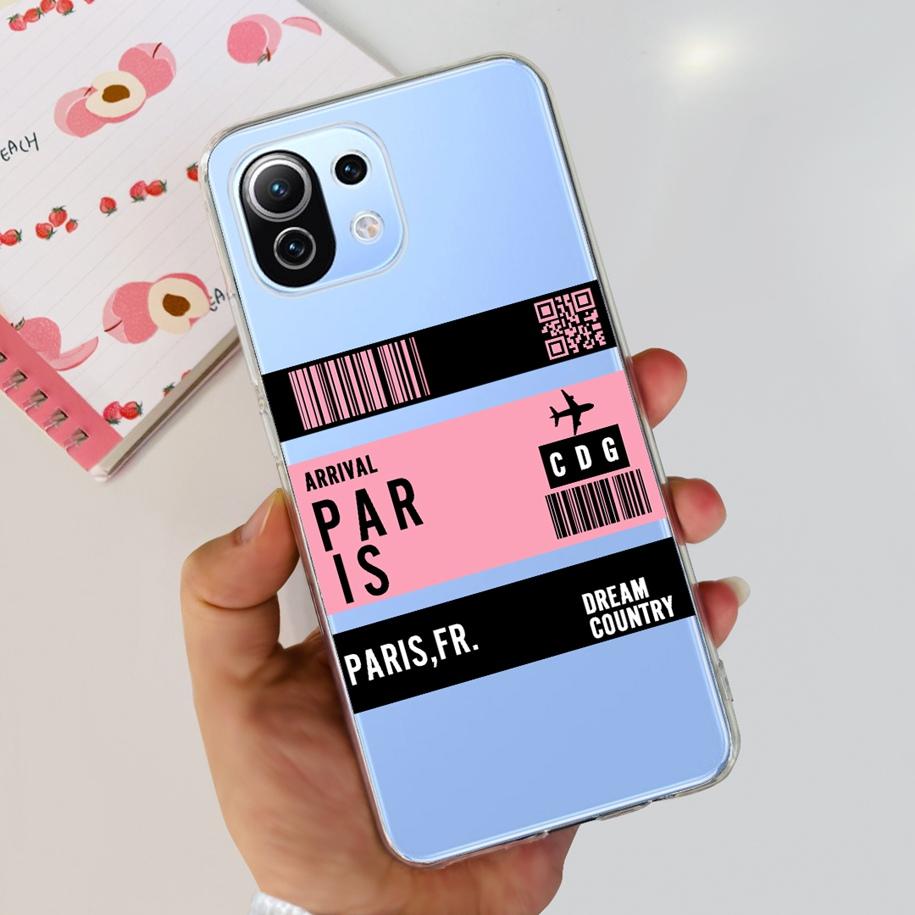 Для Xiaomi 11 Lite NE 5G Чехол Милый Астронавт Прозрачный Мягкий Силиконовый Чехол для Телефона Для Xiaomi 11 Lite 4G Чехол на Mi 11Lite Чехол