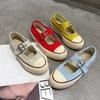 Слишком по-корейски! 2025 лето новая мода платформа Мэри Джейн женская обувь плоская парусиновая обувь универсальная спортивная и повседневная обувь