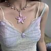 Imitation Pearl Pearls Necklace Bohemia Clavicle Chain Starfish Pendant Necklace  Jewelry Gifts