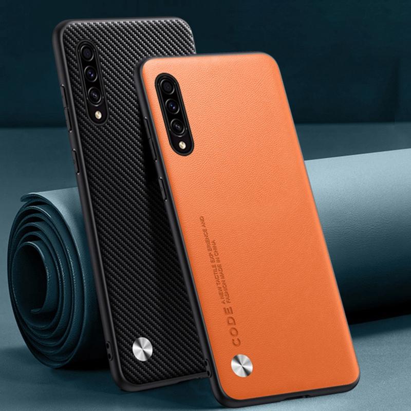 Роскошный чехол из искусственной кожи для Samsung Galaxy A50 A30S A50S, задняя крышка, матовый силиконовый защитный чехол для телефона Samsung A70 A70S