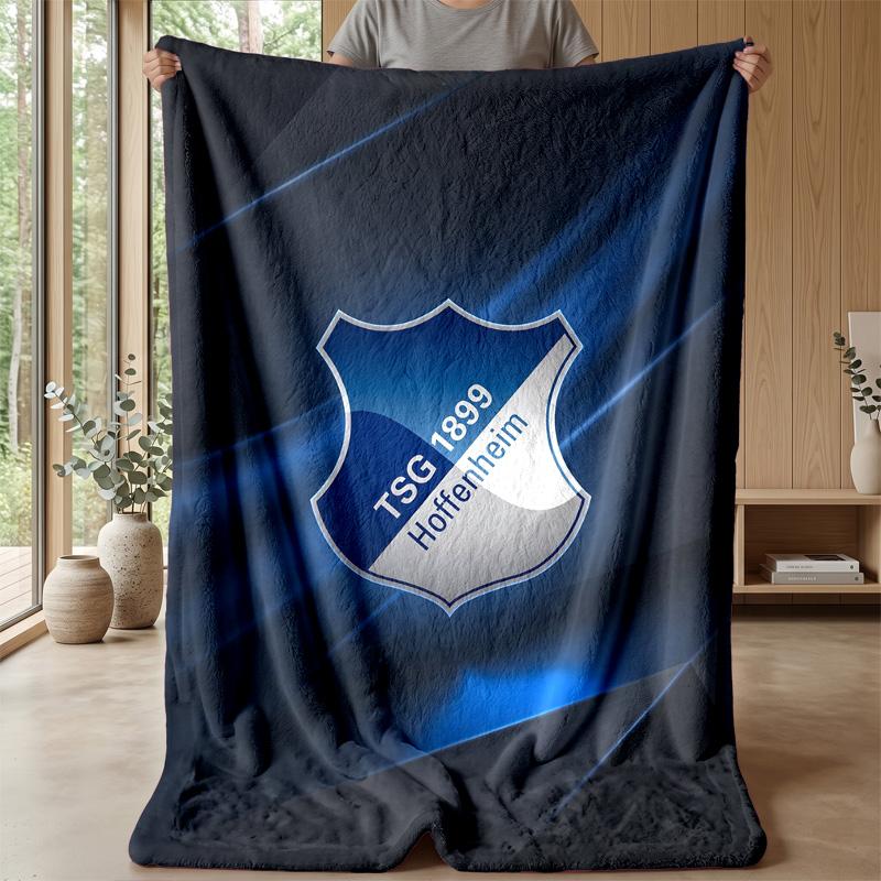 TSG Hoffenheim FC Soft Flannel Fleece Blanket Lightweight Cozy Warm Throw Blanket For Sofa Bed Home Decor