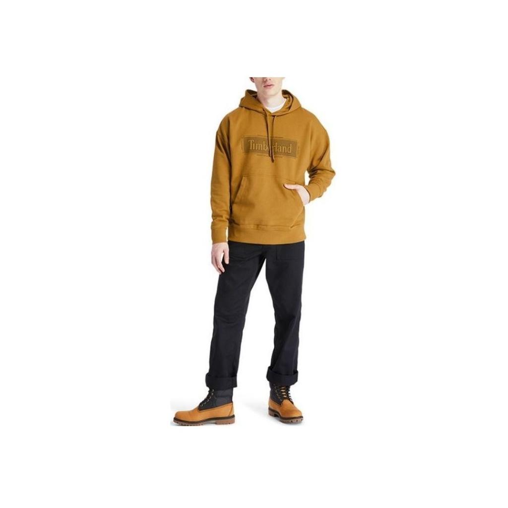 Timberland Трикотажный свитер с длинным рукавом и принтом в виде букв, мужская толстовка цвета пшеницы TB0A2A1F