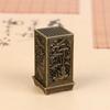 Square/Cylindrical Vertical Incense Burner Zinc Alloy Incense Holder Indoor Aromatherapy Home Ornament Chinese Inense Burners