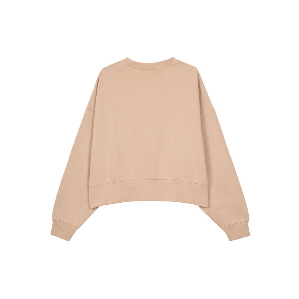 Nike Толстовка с круглым вырезом и вышитым логотипом, женские топы, горчичный DJ7666-200