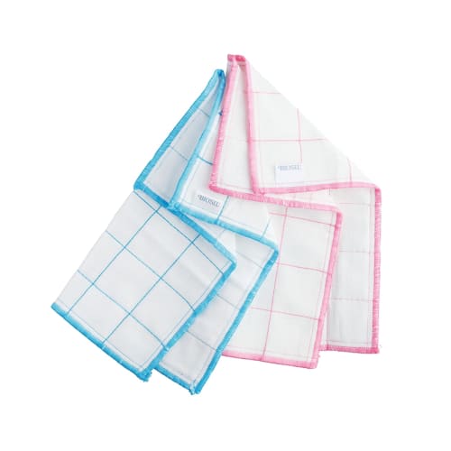 AISEN Biosil Cotton Dishcloths, 2 Count, 30x30cm, Soft Texture, Antibacterial and Deodorizing, No Unpleasant Odor, KJ643