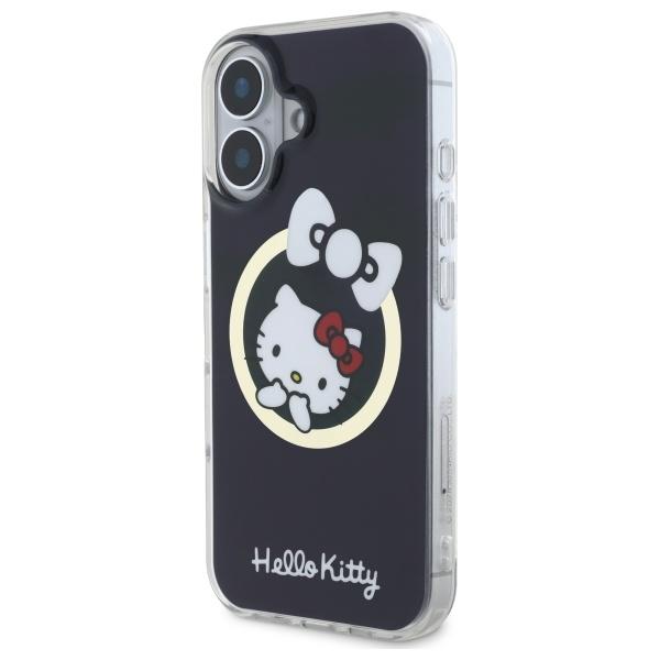 Etui do iPhone 16 Hello Kitty Magsafe Hardcase 6,1" czarny