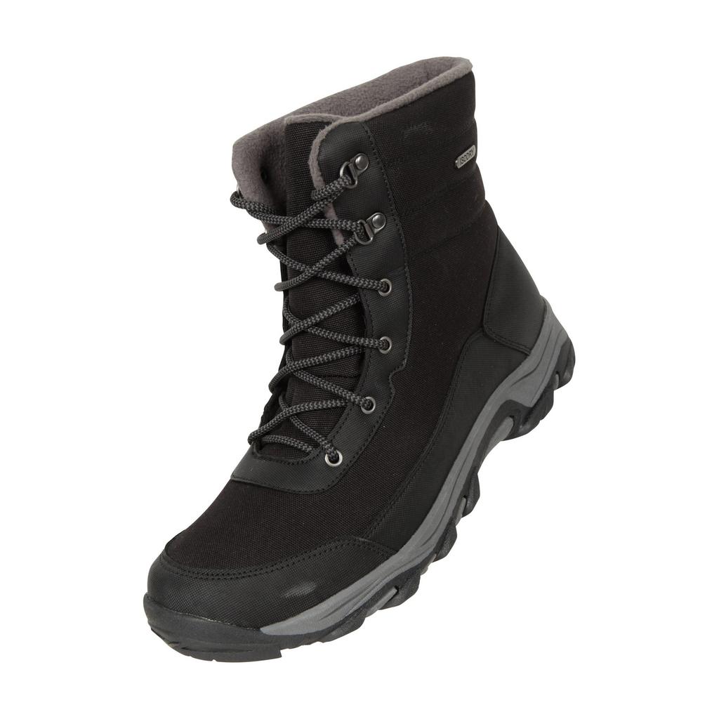 Mountain Warehouse Mens Ohio Fleece Lined Snow Boots
