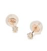 K10 Pink Gold Diamond Single Earrings L&Co 0.06ct 43-7787