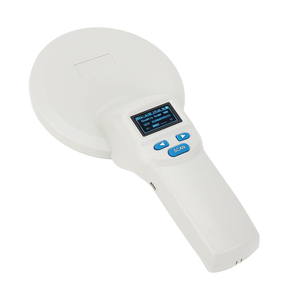 Pet Chip Scanner 20000 Records Storage USB Bluetooth Wireless Connection Clear Display Handheld