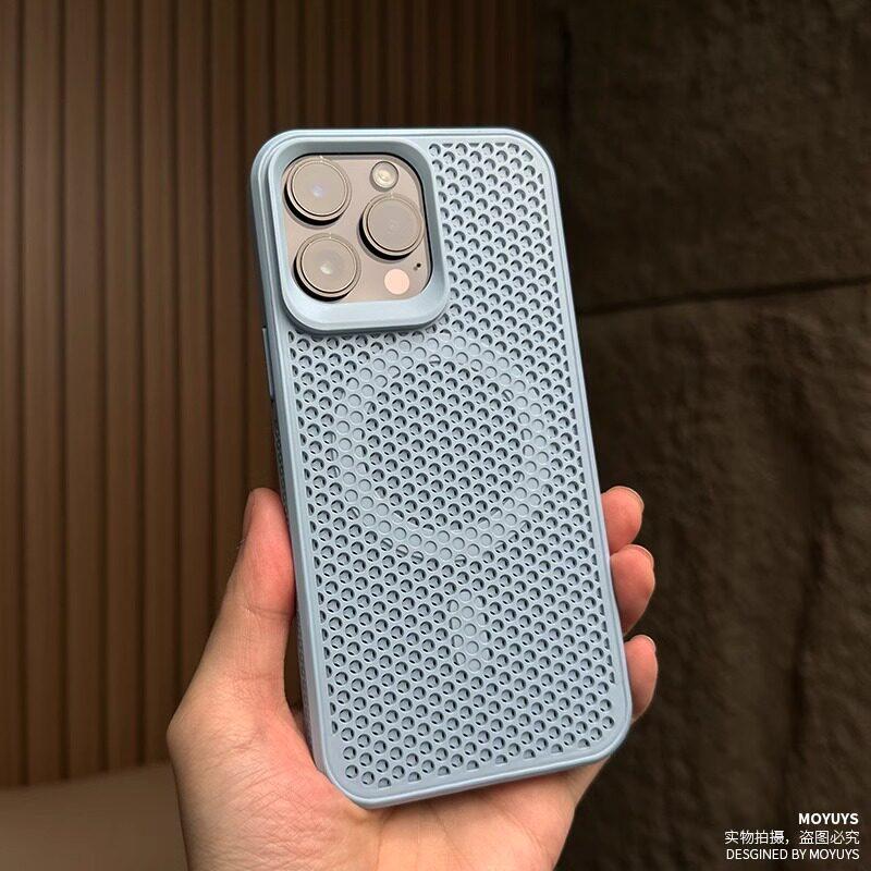 Магнитный чехол с защитой от перегрева для Xiaomi 17 Чехол Сотовая вентиляционная решетка Крышка для беспроводной зарядки для корпуса Xiaomi Mi 17 Ударопрочный