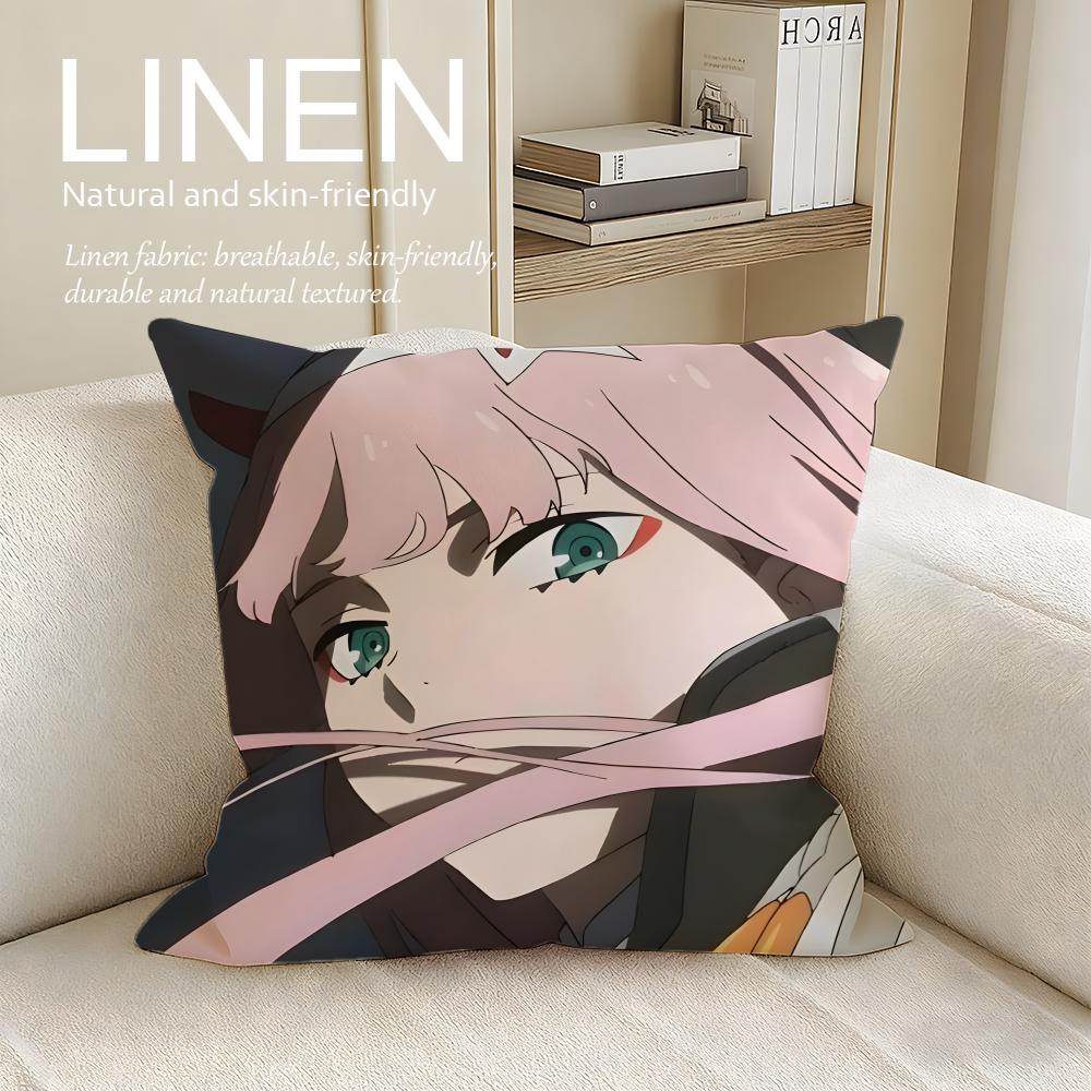 Mecha DARLING in the FRANXX Набор наволочек для подушек x шт. x шт. Дышащая Моющаяся Наволочка для Диванной Подушки