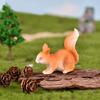 Cute Squirrel Animal Figurine Craft DIY Miniature Fairy Garden Bonsai Ornament