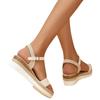 Plus Size Fashion Wedge Sandals Women Summer 2024 Casual Platform Walking Sandalias Mujer Comfortable Non Slip Beach Shoes Woman