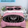 3pcs Inter Fc Emblem Printed Bedding Set Duvet Cover Closure Includes 1 Duvet Cover & 2 Pillowcases Bedding Sets Home Decor Gifts