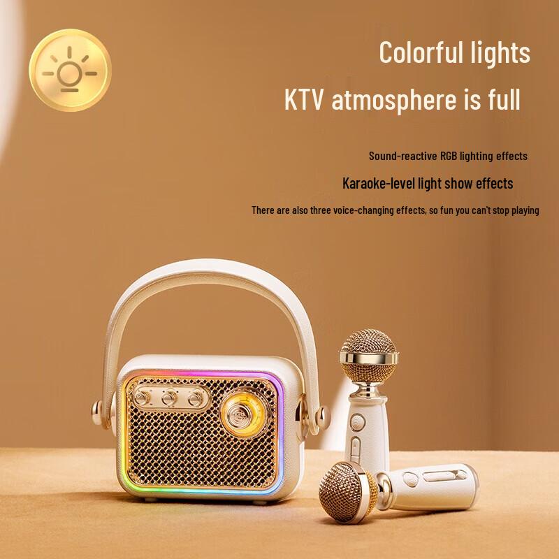 Mao Wang Qinghuan Portable Dual Mic KTV Speaker