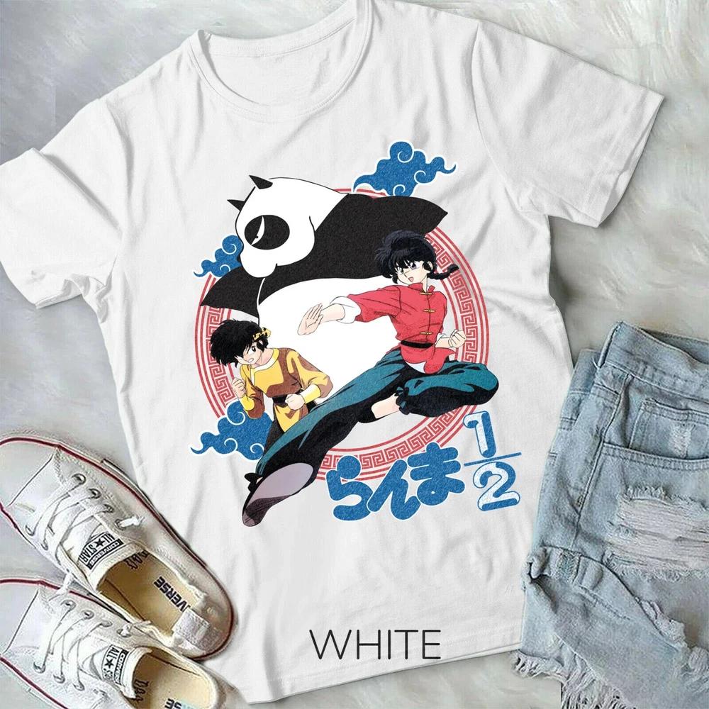 Ranma 12 Nibunnoichi Japanese New Top Best Anime Unisexga Unisex Tshirt White