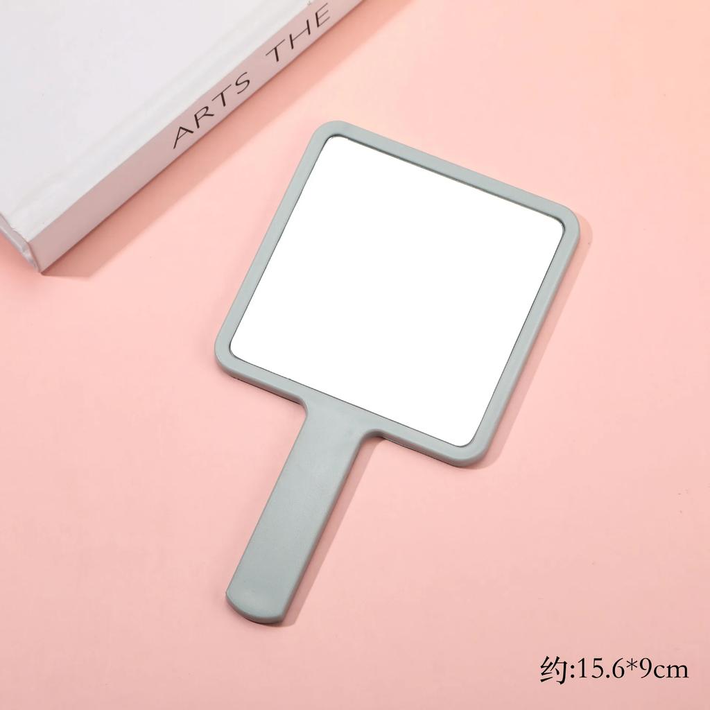 Наращивание ресниц ручное зеркало индивидуальный логотип в форме сердца квадратный спа салон персонализированные компактные зеркала для макияжа с ручкой