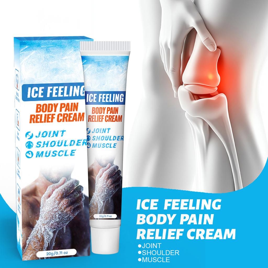 Pain Relief Cream Used To Reduce Body Pain After Exercise Quickly Cool Down Reduce Inflammation And Relax Muscles.