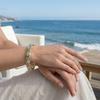 Rhinestone Flower Crystal Bangle Hollow Women's Hand Bracelet  Jewelry Gifts