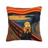 Pillow Case Funny SSimpsons The Scream Parody Custom  Pillow Cover For Wedding Party Home Decor Vintage Pillowcases