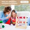 Manual Wool Storage Rack Vertical Rotating Yarn Ball Stand Easy Assembly Thread Holder  DIY Craft