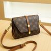 Summer Light Luxury Women's Bag Fashionable and Versatile Small Square Bag Patchwork Printed Single Shoulder Crossbody Bag
