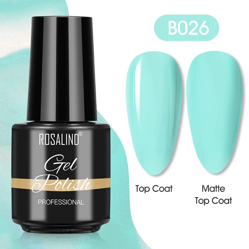 ROSALIND Зимняя серия цветных гель-лаков - Полуперманентное глиттерное покрытие для профессионального использования