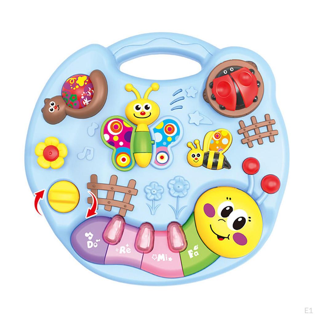 Montessori Toy Baby Activity Table,Early Learning, Educational, Music Center Table