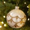 Korean Style Christmas Glass Balls 8cm Christmas Tree Pendants Multicolor Christmas Ball  New Year