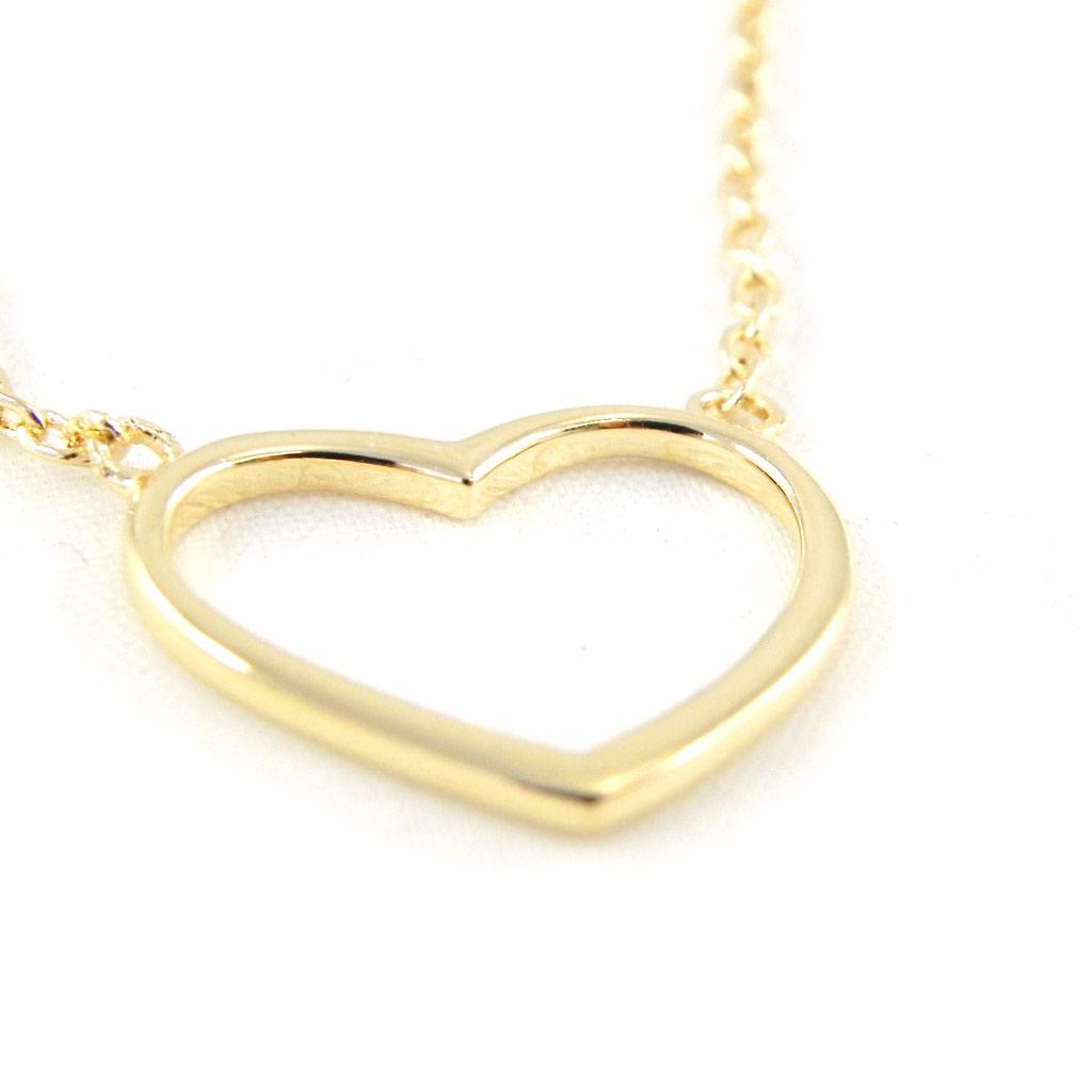 Les Trésors De Lily [H2621] - Gold-Plated 'Love' Necklace - 15x15 Mm