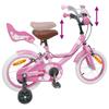 Kids  Bike 16 Inches for Ages 4 6 Light Pink