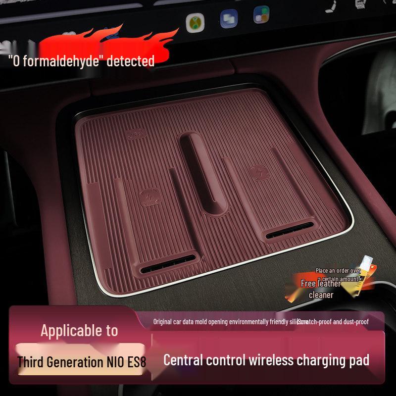 Nio ES8 Console Silicone Pad & Storage Box Set - Fits 26 Model Accessories for Interior Decoration.