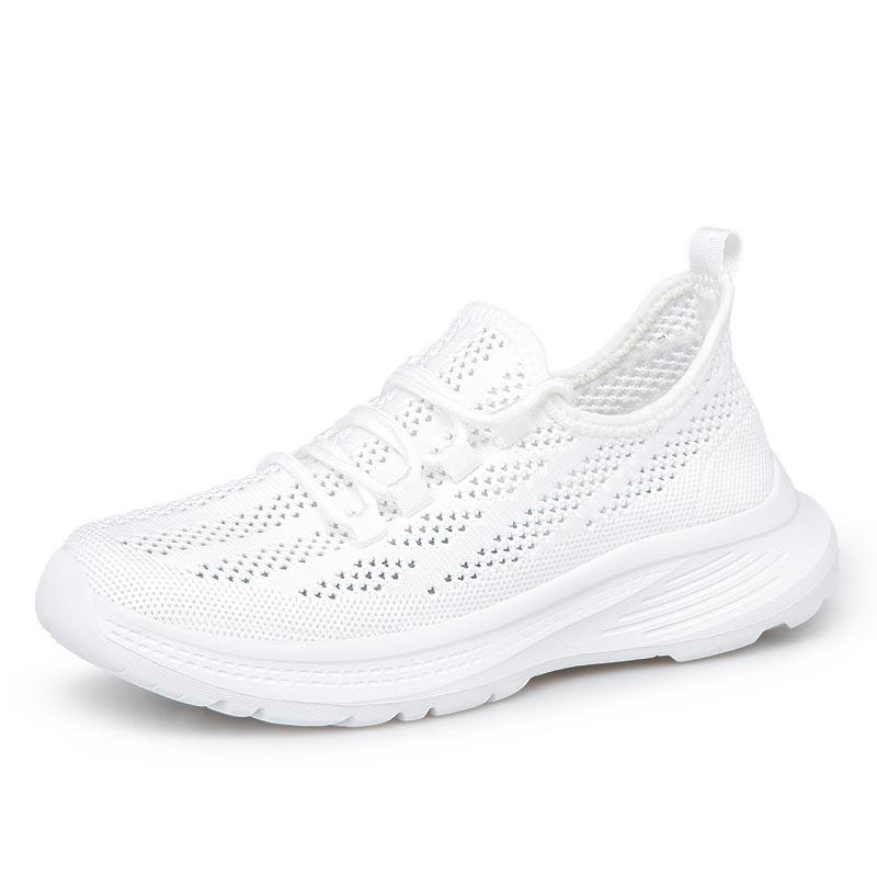 Couple Shoes Breathable Casual Sports Shoes Mesh Casual Lightweight Shock Absorbing Women's Shoes Non-slip Running Soft-soled Mesh Shoes