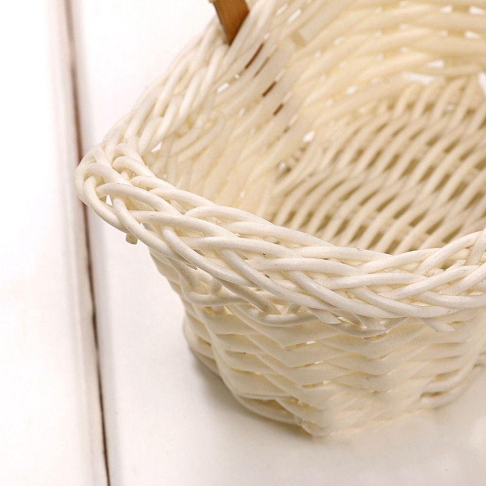 Красивые плетеные корзины для хранения ручной работы 3 формы Корзина для покупок, хранения, белья Для растений, дома, свадьбы